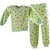 Dětské pyžamo zelené s hnědými medvídky.