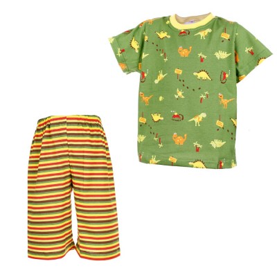 Krátké dětské pyžamo Dinosaurus