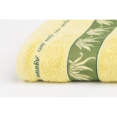 Froté ručník Agáve žlutý