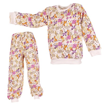 Dětské pyžamo Safari růžové