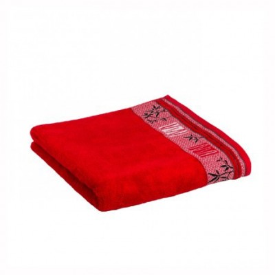 Bambusový ručník Rubín červený