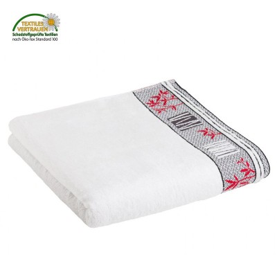 Bambusový ručník Rubín bílý