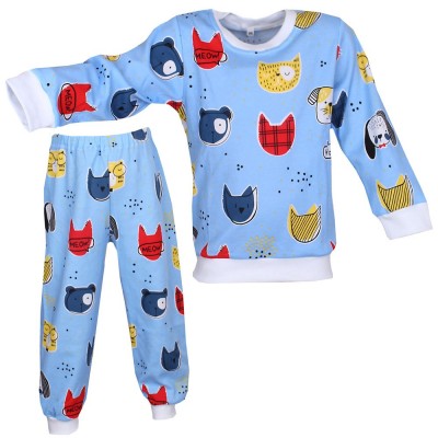 Dětské modré pyžamko Meow!