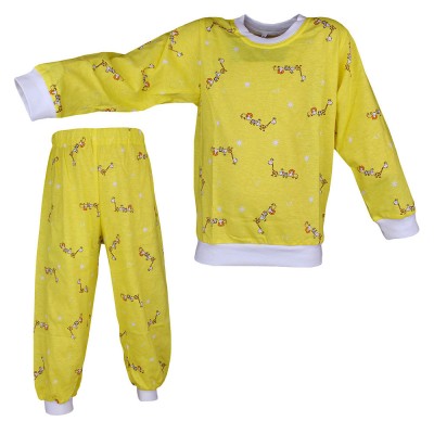 Dětské pyžamo Tři kamarádi žluté