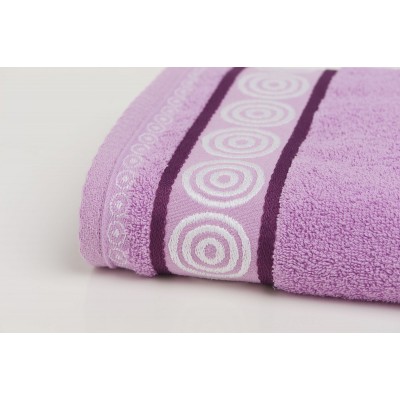 Froté ručník Rondo světle fialový