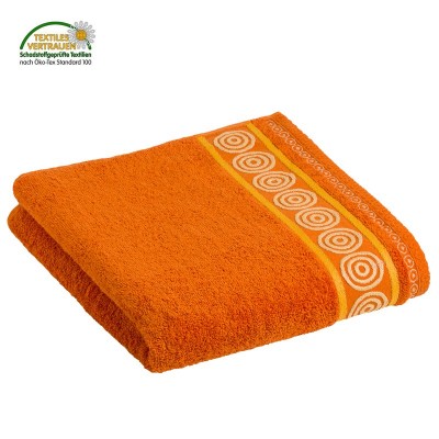Froté ručník Rondo oranžový